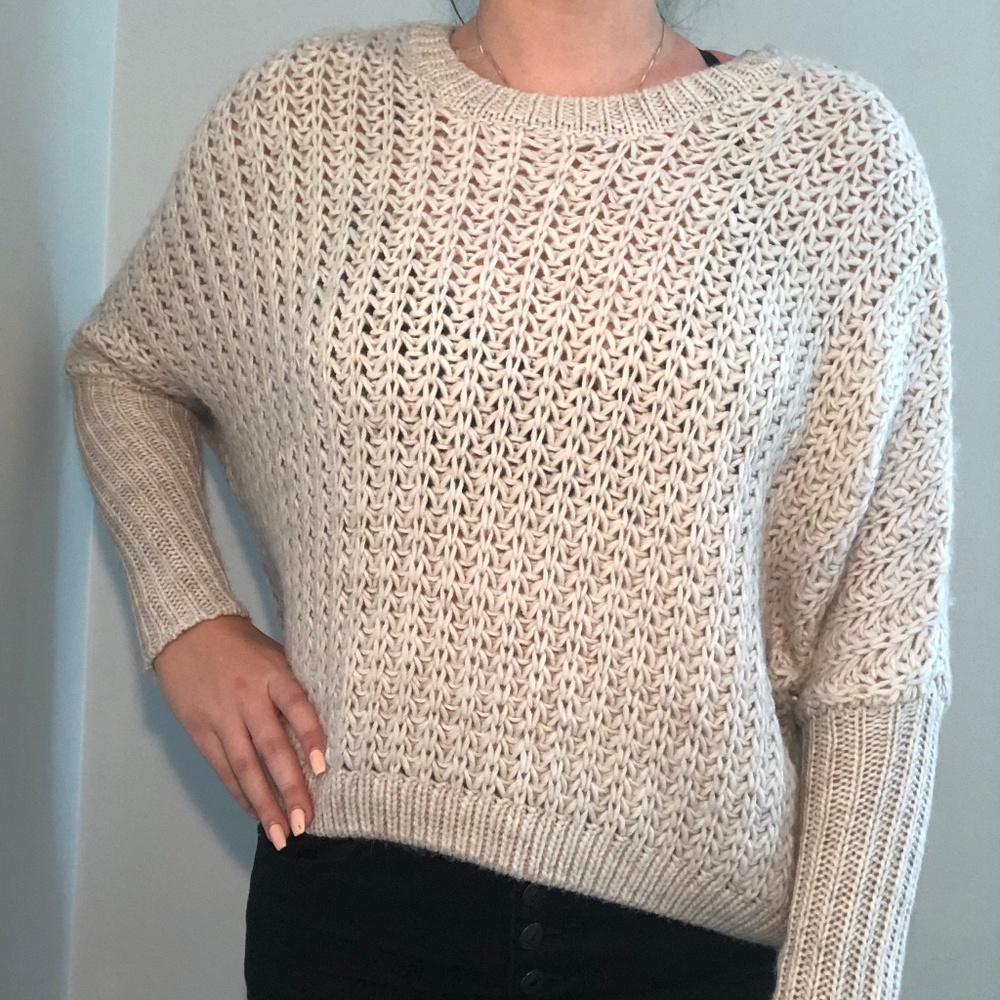 Charlotte Russe beige sweater